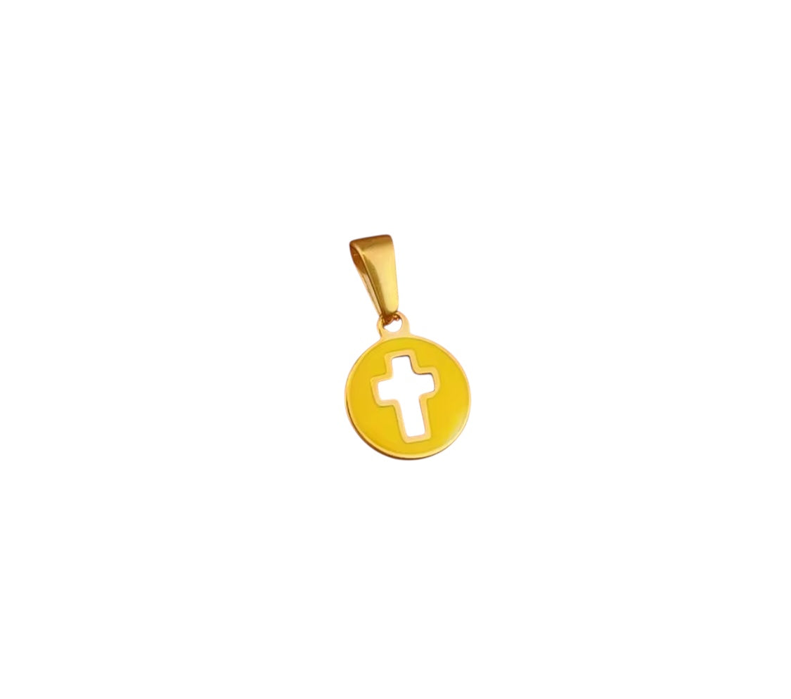 Enamel Hollow Cross