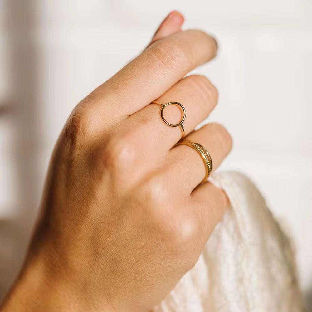Orbit Open Circle Ring – Minimalist Elegance