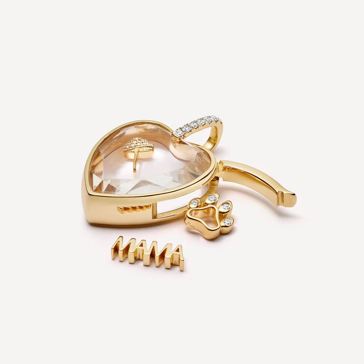 Build Your Own Gold Plated Charm Locket