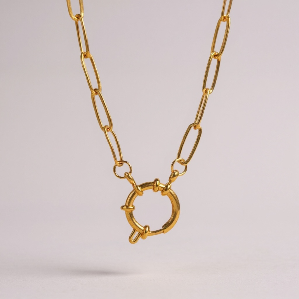 Clasp Charm Necklace