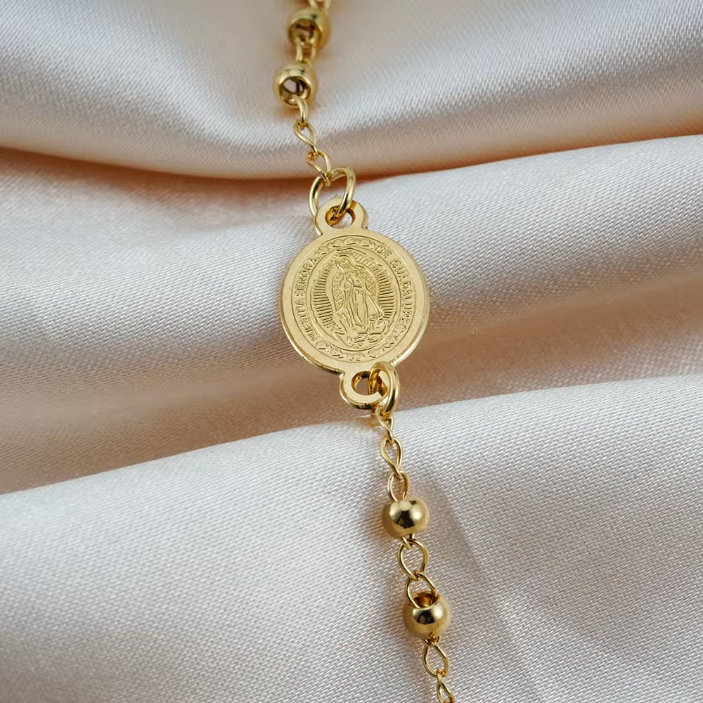 Rosary bracelet/ Anklet