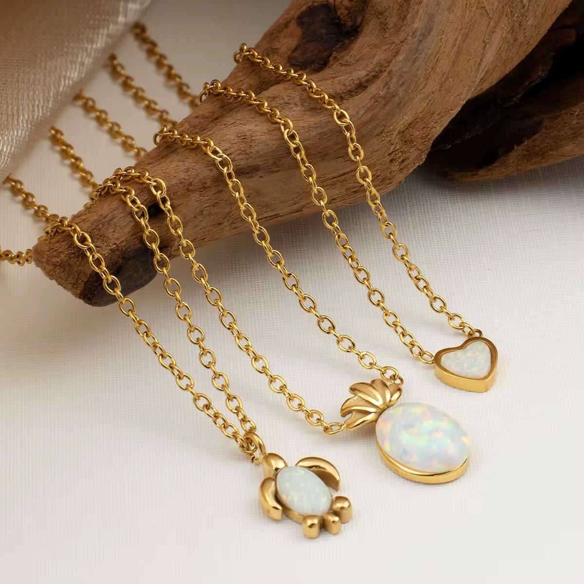 Natural Ethiopian Opal Necklace