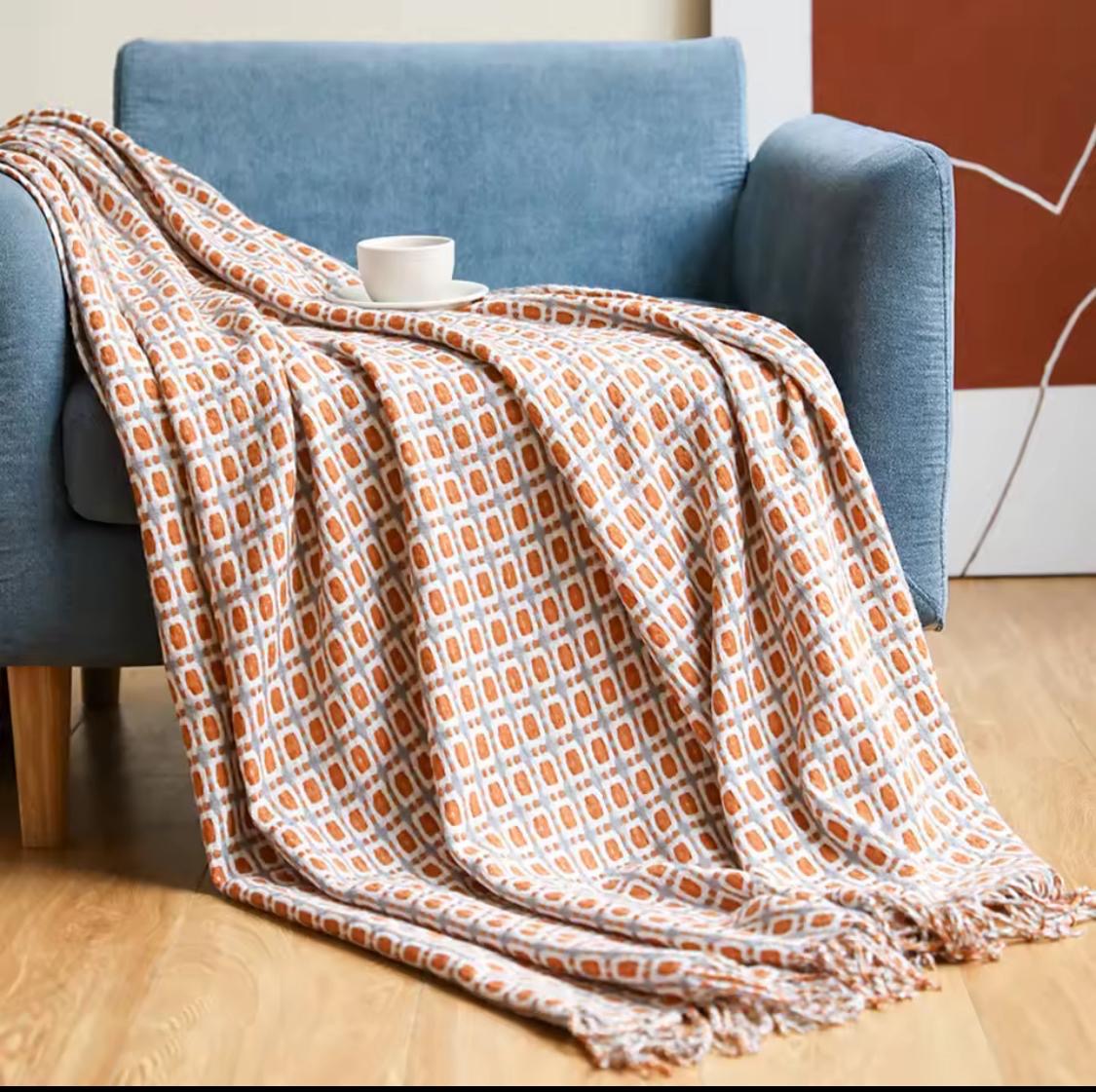 Soft Decorative Blanket for Couch or Bed