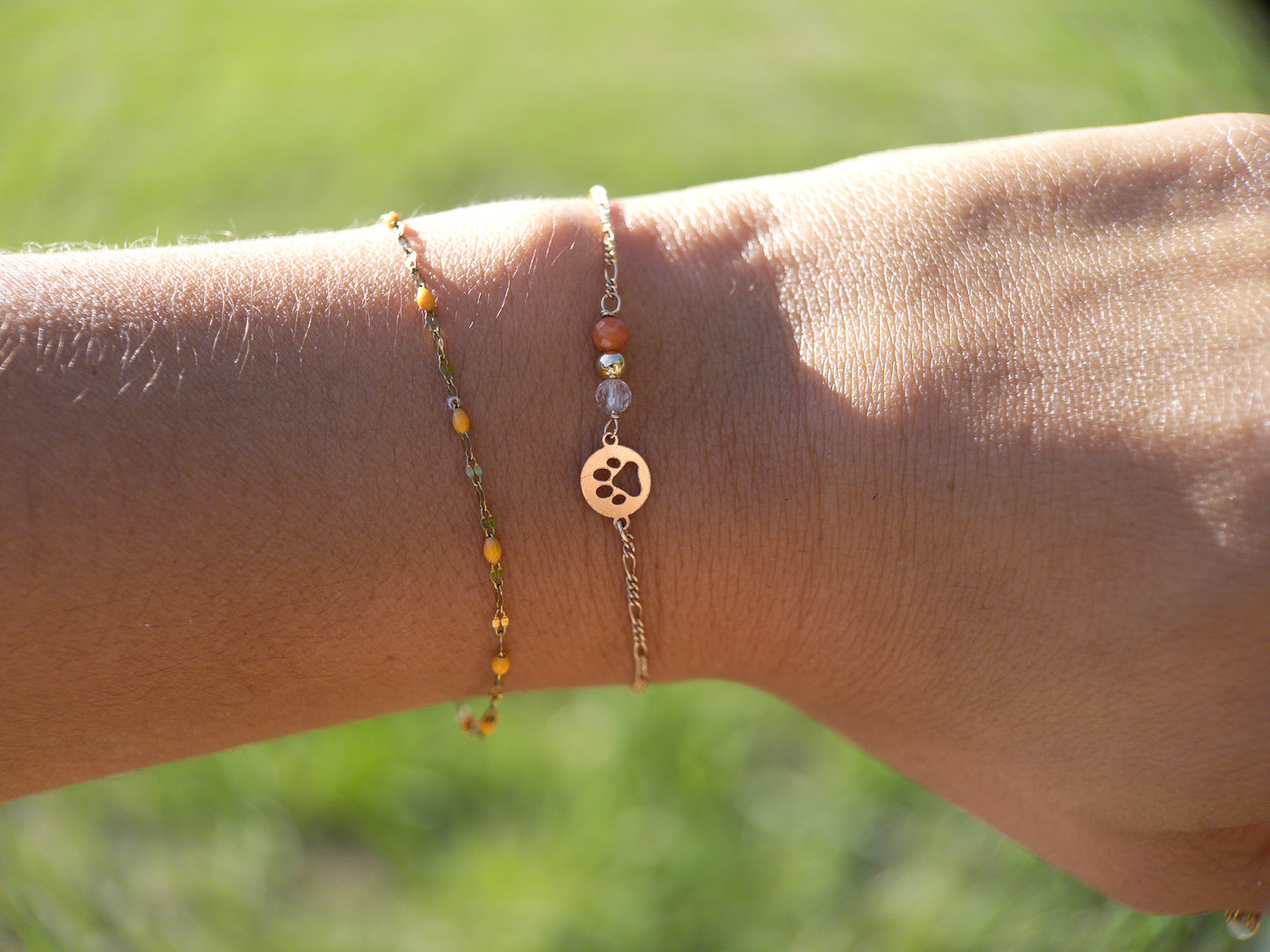 Custom Fur Baby Birth Stone Bracelet