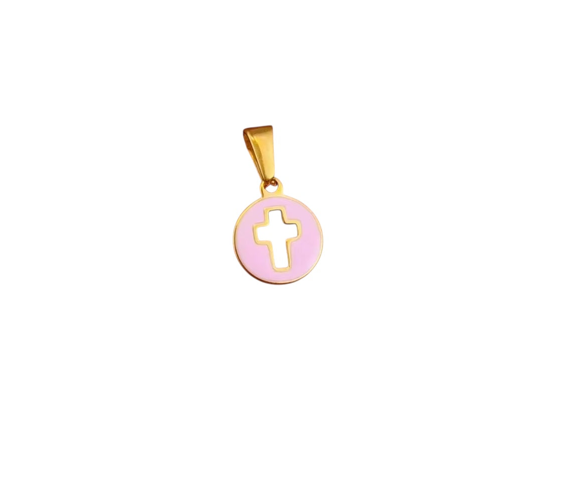Enamel Hollow Cross