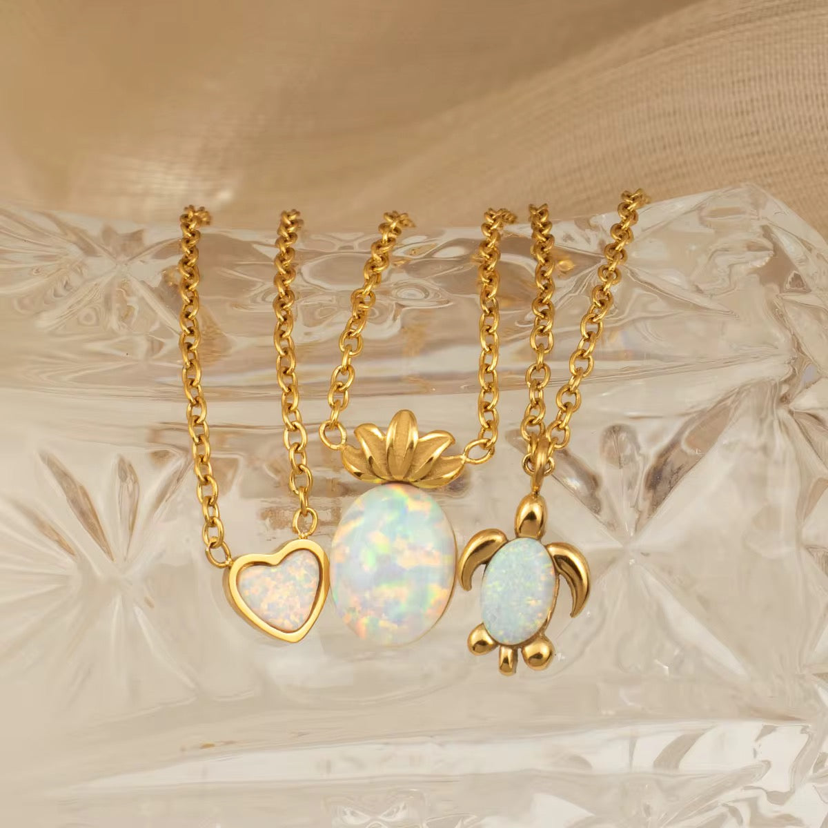 Natural Ethiopian Opal Necklace