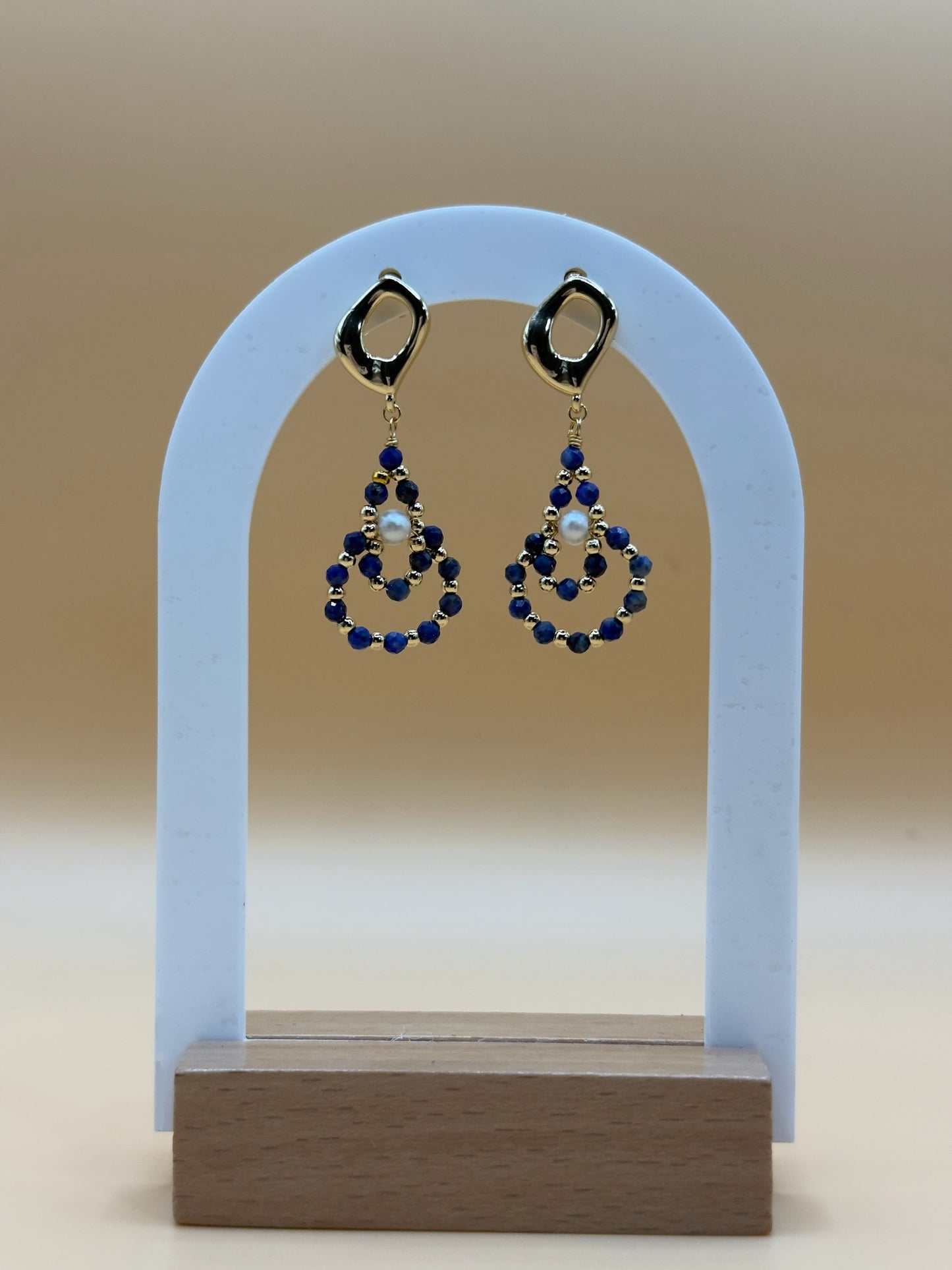 Lapis Lazuli Drop Earrings