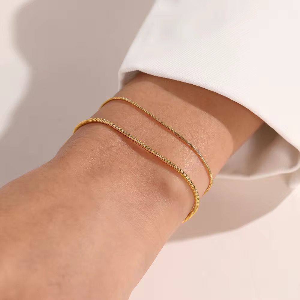Sleek Snake Chain Bracelet