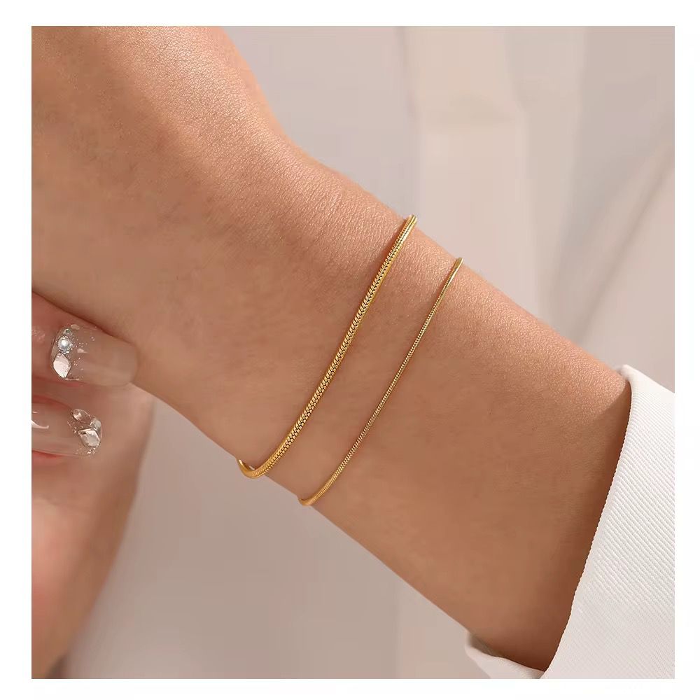 Sleek Snake Chain Bracelet