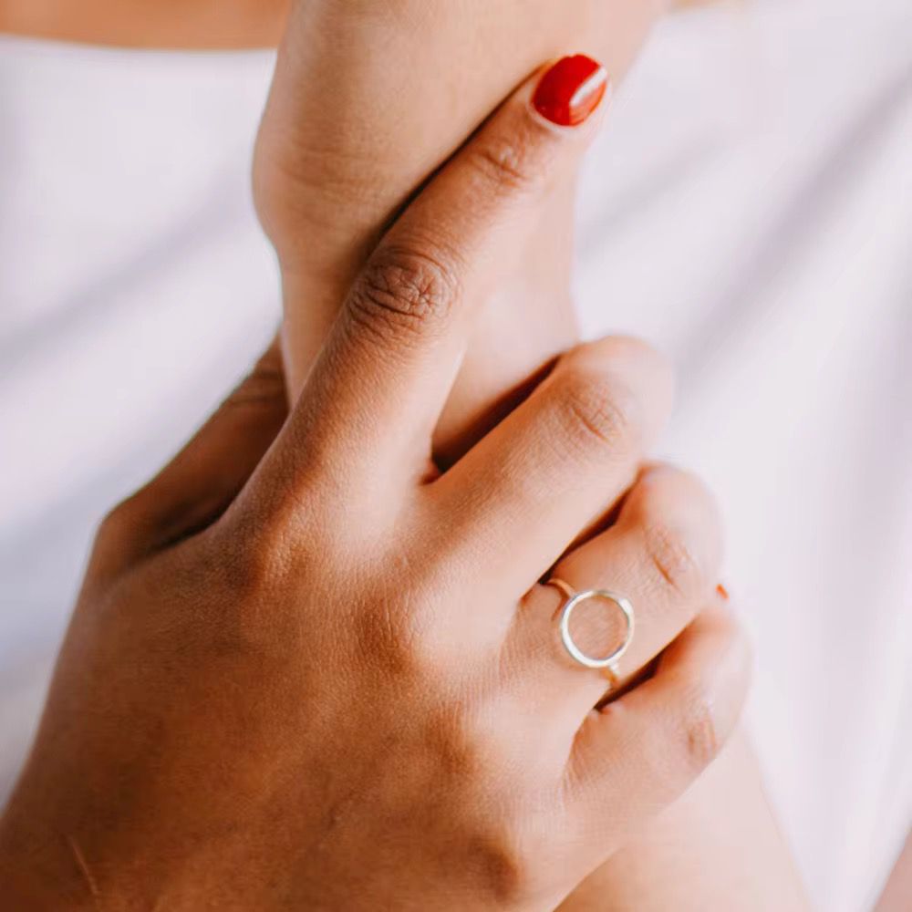 Orbit Open Circle Ring – Minimalist Elegance