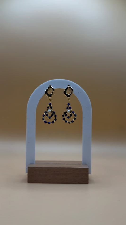 Lapis Lazuli Drop Earrings